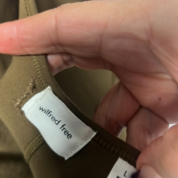 Wilfred Free Divinity Kick Flare Jumpsuit NWT LARGE - Picture 13 of 13